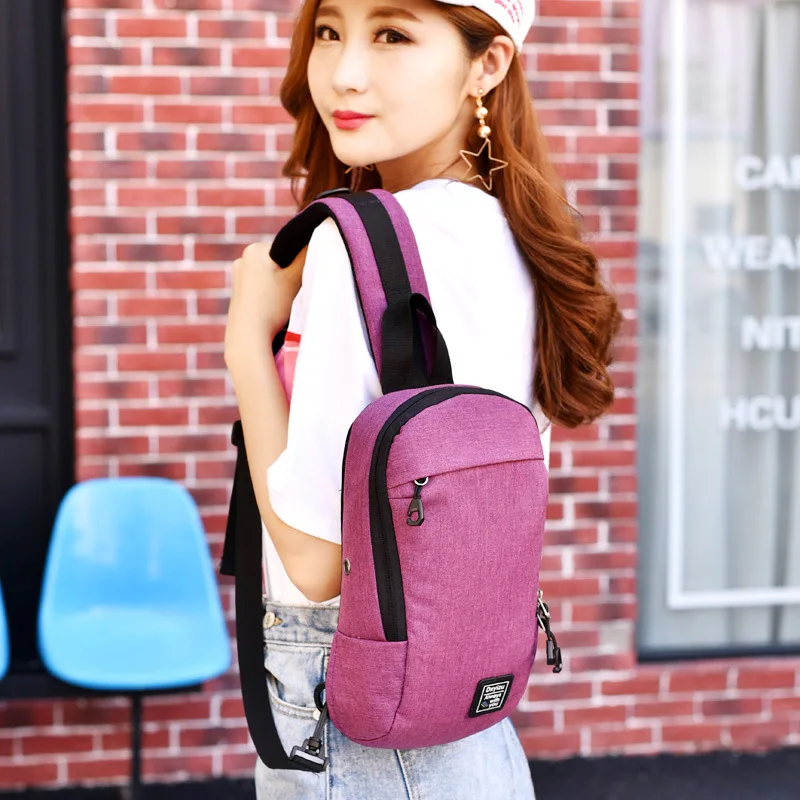 Men Women Anti Theft Backpack Canvas Headphone Hole Boys Crossbody Bag Single Shoulder Teenager Chest Bag Sac A Dos Homme BP0210 (19)