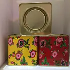 China cans factory supply best quality big size flower printed tin can
