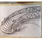 China wrought Iron staircase design iron art staircase is customized