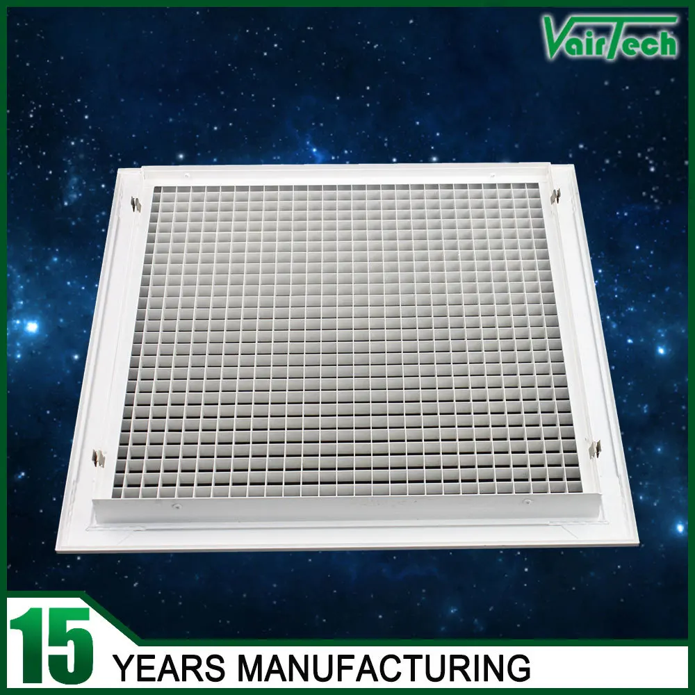 Hvac Air Conditioning Decorative Aluminum Eggcrate Ceiling Exhaust Air