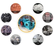 High capacity double roller rock crusher roll crusher used stone crusher for sale