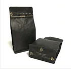 Paper Bag For Paper Bag Custom Size Flat Bottom Nature Craft Paper Valve Bag Print For Tea /coffee Beans Package