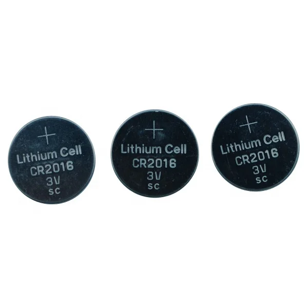 cr2016 promotional metal power battery 3v lithium button cell