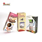 Custom design corrugated cardboard paper box gift box with window for cup