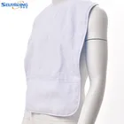 High Quality Terry Fabric Washable Adult Bib Accept Custom Order Reusable Restaurant Apron