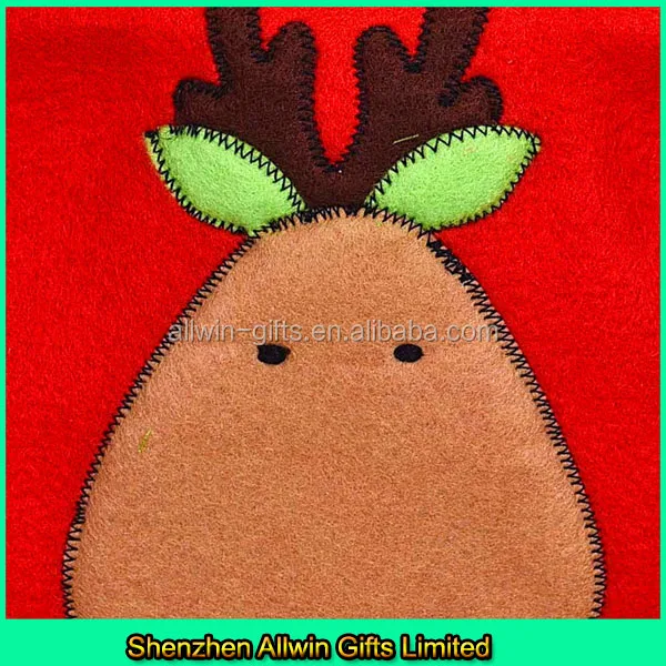 christmas holiday decorative wine bottle cover gift bags