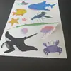 Custom Logo Printed Waterproof Fish Kiss Cut Vinyl Sticker Sheets