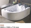 Hot sale double acrylic hydromassage hot bathtub with shower tap