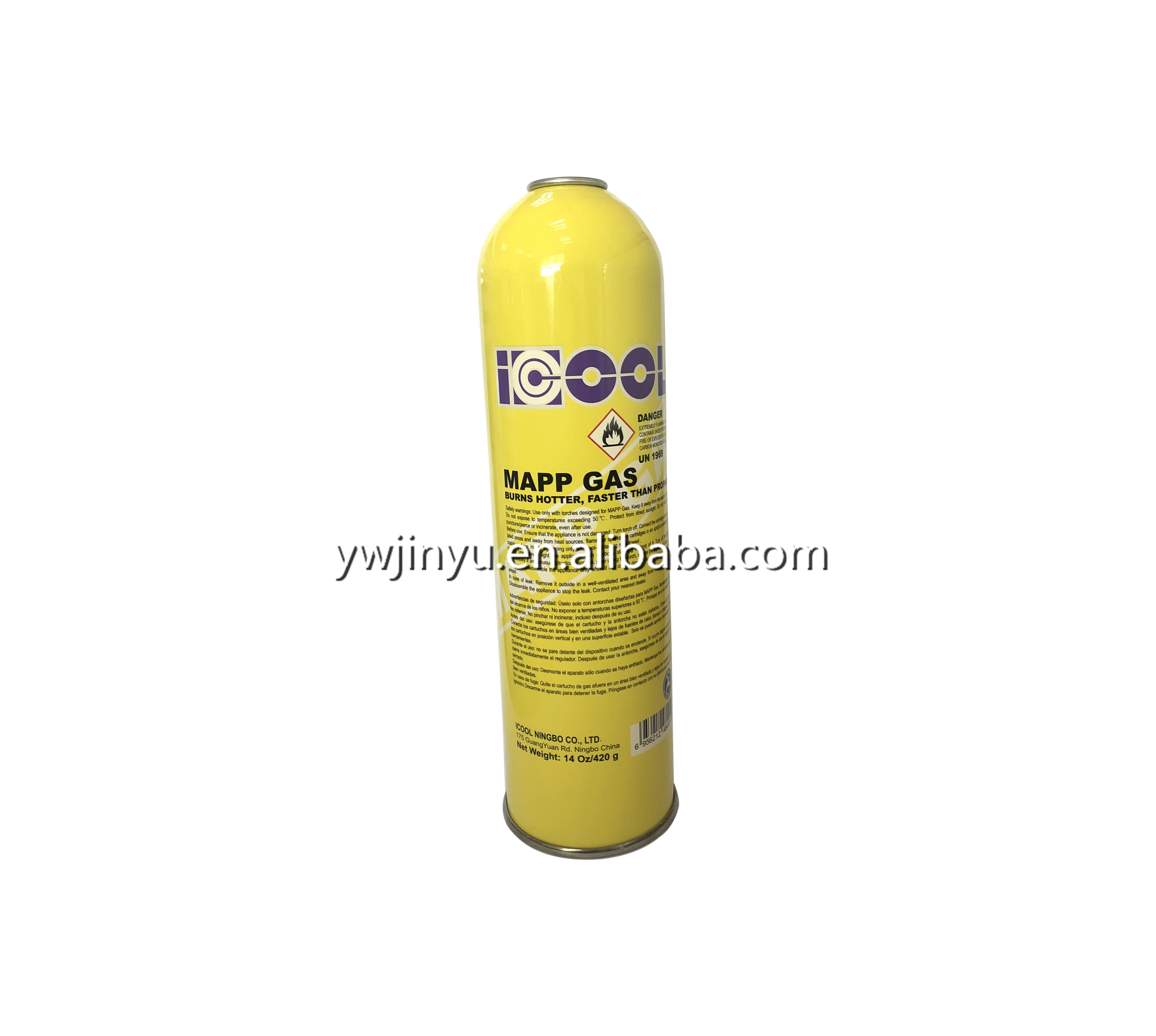 high pressure MAPP GAS refrigerant cans for packaging r600a