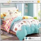 Beautiful Cartoon Design Printed Cotton Sateen Wholesale Bed Linen/Bedding Sets/Quilt Cover/Pillow For Kids