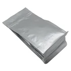 Stand Up Pouch Clear Front with Aluminum Foil Heat Sealable aluminium ziplock bag for food