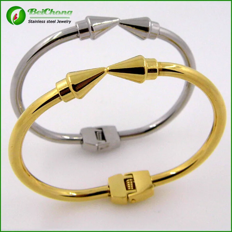 Exquisite 18k Rose Gold Plating Nickel Free Stainless Steel Bracelet