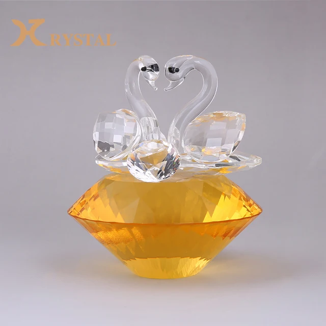 wholesale custom wedding souvenir crystal swan,wedding gifts