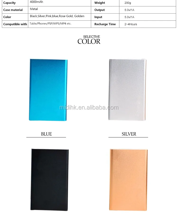 Light Weight Universal Power Banks External Battery Ultra Silm - ANKUX.COM