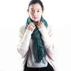 Pakistani Hijab Party Ombre Pashmina Paisley Cashmere Scarf