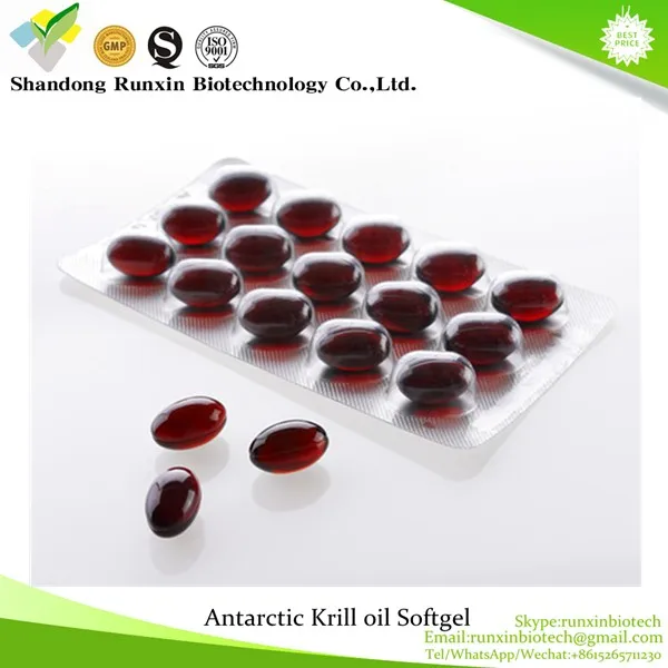 hot sale natural omega 3 6 9 fish oil krill oil softgel capsule