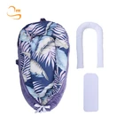 Double Side Used Cotton Cover Detachable Infant Nest Bed Baby Portable Cot