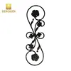 forged/wrought iron gate decoration and spear