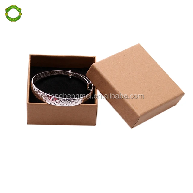 custom logo printing cardboard bracelet gift box