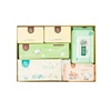 Hotsale multi-purpose cleaning dry wet baby wipes gift set facial tissue biodegradable natural tissue paper