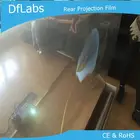 transparent holographic rear projection film