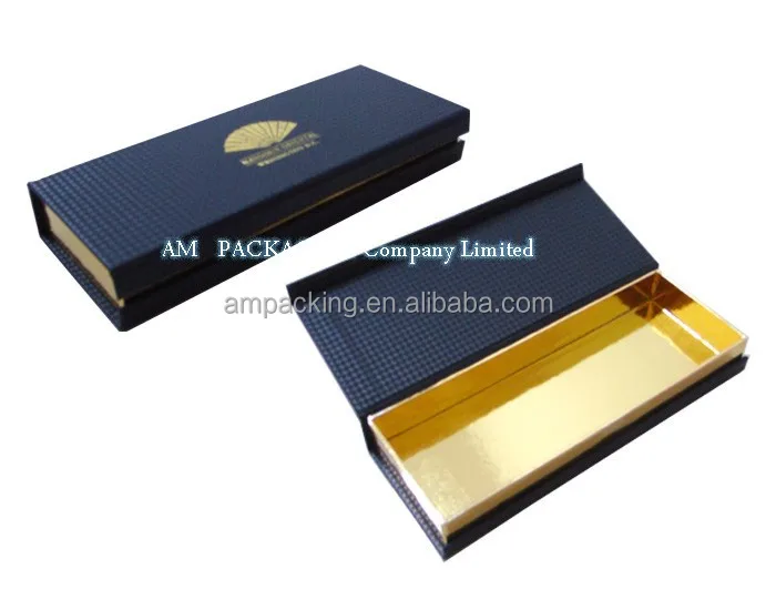 luxury cardboard magnetic lid chocoalte truffles gift packaging