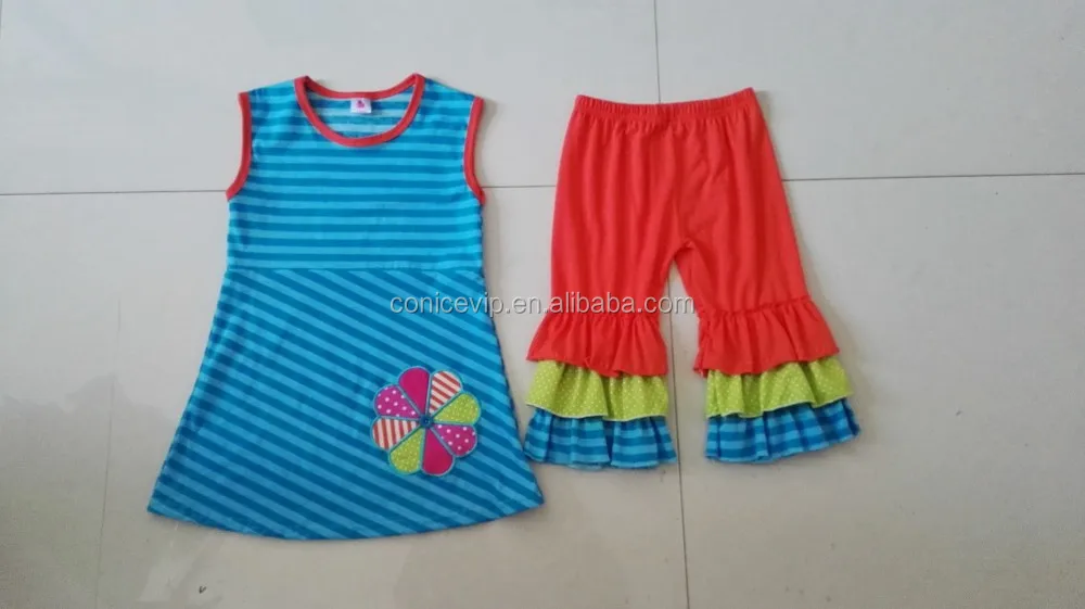 女の子服卸売アップル刺繍子供学校に戻って衣装仕入れ・メーカー・工場