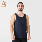 Sportswear Factory Workout Loose Fit Quick Dry Custom Mens Vest Organic Cotton Training Tank Top With Chest Pocket