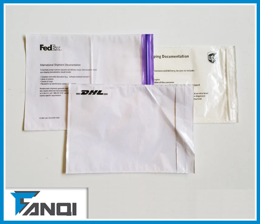 fedex envelope built in pouch