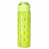 BLJOE07 New Custom BPA Free Heat Resistant Glass Water Bottle with Silicone Sleeve
