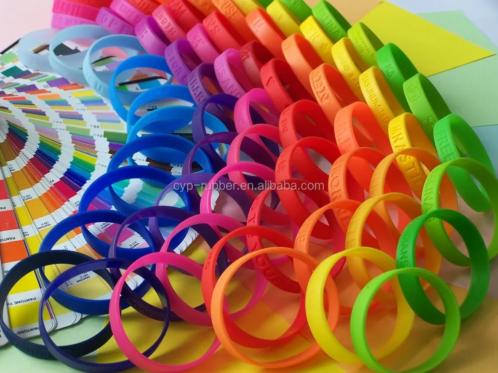 europe regional feature custom cheap silicon bracelet wrist band