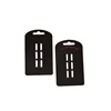 Matt black custom plastic jewelry hairclip display card with custom information