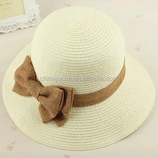 cheap sale in summer rolled-up lady straw hats soft sun hats