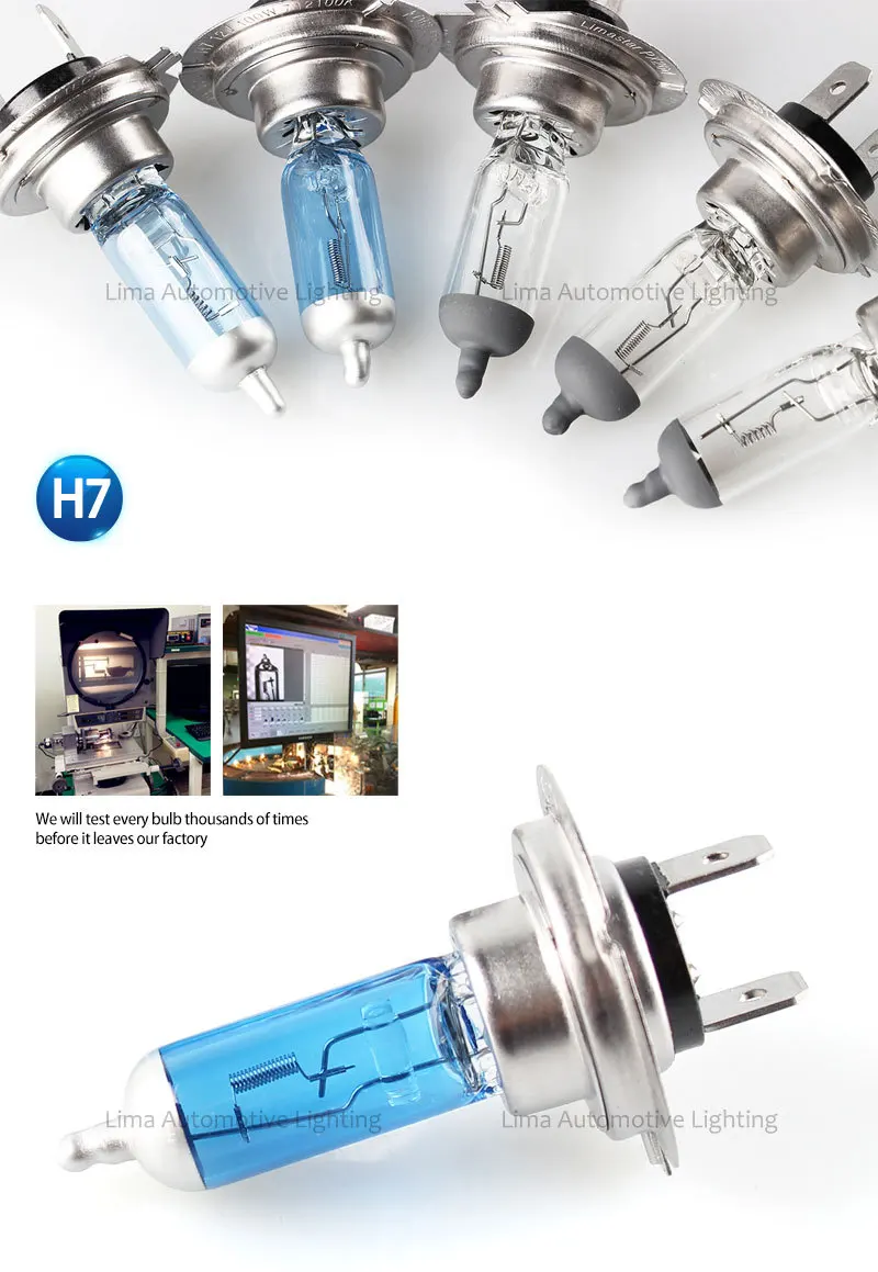 Auto Bulb E13 E1 H7 12v 55w Super White Halogen Bulb Buy H7 Bulb,H7