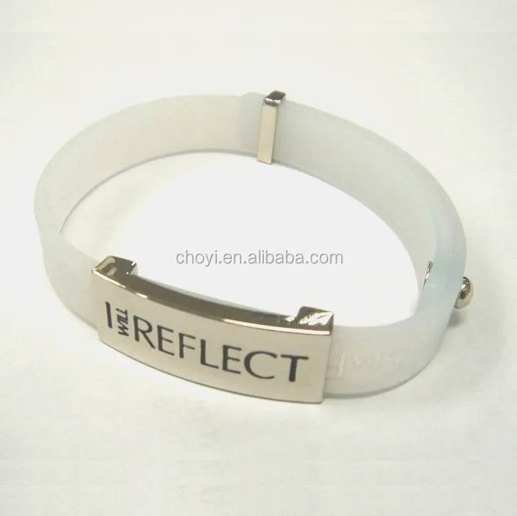 & crafts  (57730352) **silicone metal bracelet is a fashion