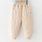 Wholesale winter warm toddler newborn baby unisex cotton plush pants