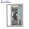 Australia standard powder coating white black color slim frame aluminum sliding window for container house