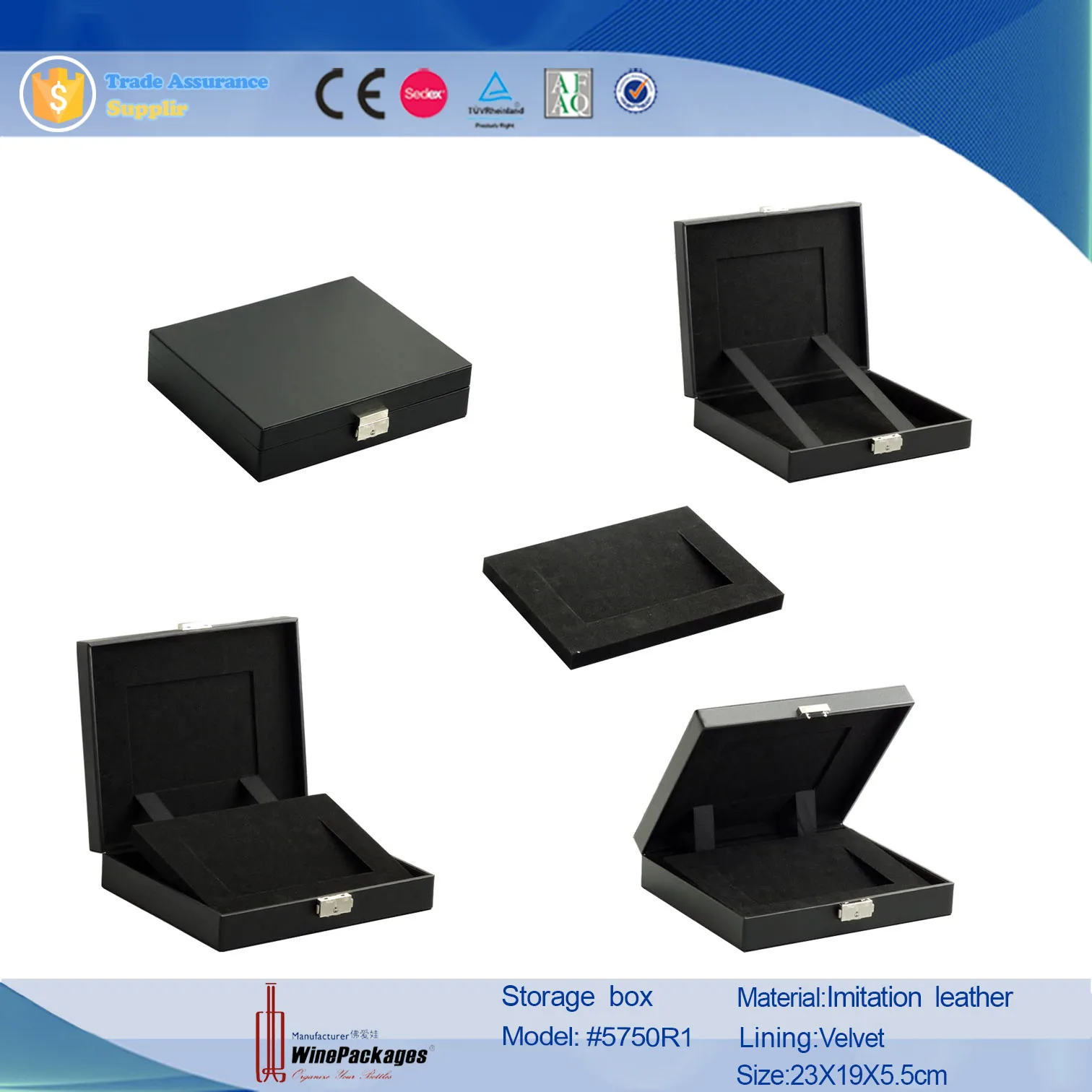 streamlined mobile display cardboard storage box with ribbon