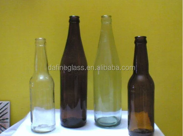 330ml/12oz amber or clear glass amber beer bottles soda water