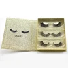 Custom Small Eyelash Book Glitter Private Label Eyelash Package Box, Can Hold Mink Lashes, Silk Lashes and Faux Mink Lashes