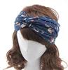 Women Colorful Twisted Knotted Head Wrap Elastic Turban Headband Nine Color Hairband