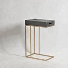 Mayco Modern Style Office C Side Wood Top Coffee Table