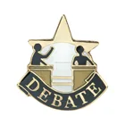 Pin World Pins Custom Metal Pilot Wings Flying Club Member Lapel Pin Badge
