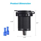 Car With 4.2A Dual USB Car Charger With Blue LED For Mobile Phone Iphone