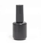 OEM nail art decoration empty uv gel nail polish black nail gel polish bottle