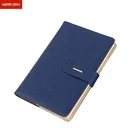 2019 Academic A5 Hard Cover Logo Customized Pocket Notepad PU Leather Diary Note Book Custom Hardcover
