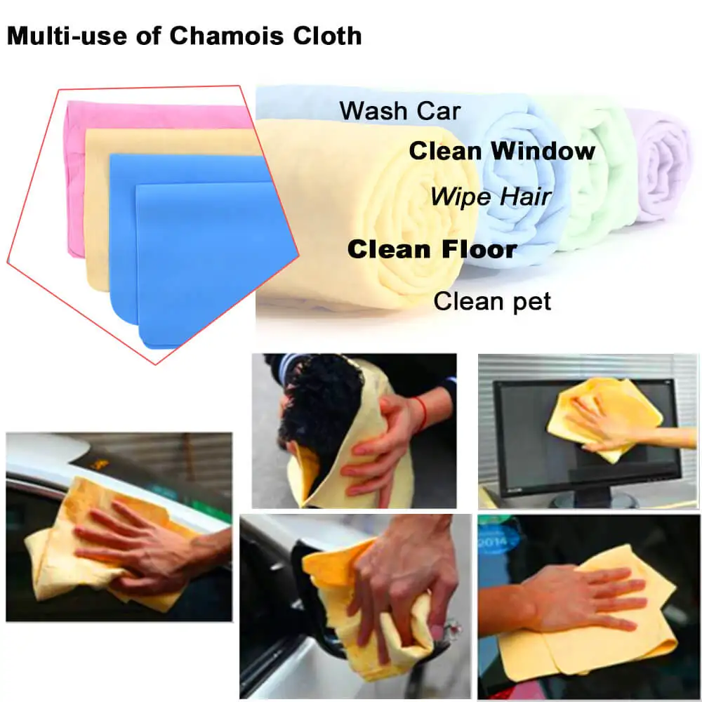 clean cham towel pva car washing cloth cleaning towel wipes