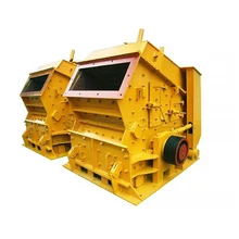 Double roll small size concrete impact crusher for sale