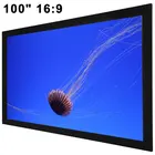 6pcs frame Fixed Frame Projector Screen/HDTV 3D Movie Theater Home Cinema Projection screen