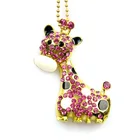 Crystal Animal Deer Memory Stick Giraffe Shape Usb Flash Drive